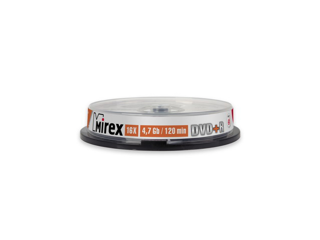  DVD+R 4,7Gb 16 Mirex (10 /) cake box (UL130013A1L) (4607001202493 )