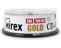  CD-R 700Mb 24x Mirex Gold (25/.) (UL120054A8M)