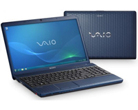 ������� 15,5" Sony VAIO VPC-EH3J1R/L Core i3-2350M/ 4GB/ 320GB/GeForce G 410M 512Mb/ DVDRW/ WiFi/ BT/ Cam 0.3/ 6 Cell/ W7HB/ blue