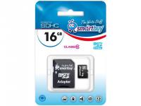   Micro-SD 16Gb Class 10, Smart Buy (  SD) SB16GBSDCL10-01LE