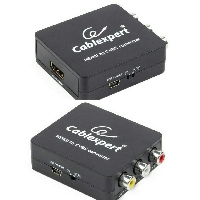  HDMI -> RCA, Cablexpert DSC-HDMI-CVBS-001, HD19Fx3RCA, HDMI -> 3xRCA (1x video, 2x audio)