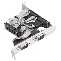  COM 2-port PCI-E EXE-310 (PCI-E x1 v1.1, 4*COM port, WinChipHead Chipset WCH384L)