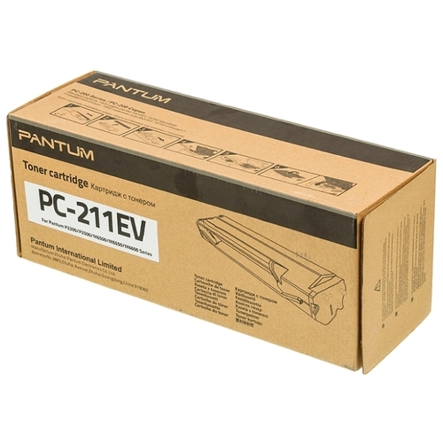 Тонер-картридж Pantum PC-211EV черный для Pantum P2200/ 2500/ M6500/ 6550/ 6600 (1600стр.)