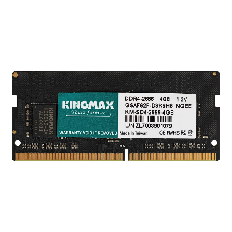  SO-DIMM DDR4 4Gb 2666MHz Kingmax KM-SD4-2666-4GS RTL CL19  1.2