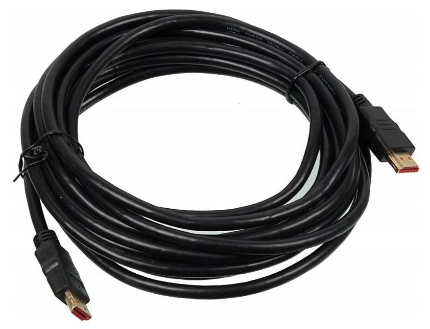 Кабель HDMI - HDMI 5м  позолоченные контакты черный (BHP HDMI 2.0-5)  Buro