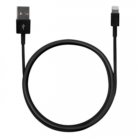 Дата-кабель USB Cablexpert CC-USB-AP2MBP AM/Apple, для iPhone5/6 Lightning, 1м, черный, пакет