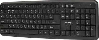 Клавиатура Smartbuy ONE 112 USB черная (SBK-112U-K) мембранная, 104кл, 1,5 мет, пластик