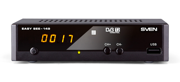 приставка для цифрового телевидения sven. Easy see. ресивер dvb-t2 sven. цифровой sven. Easy see.