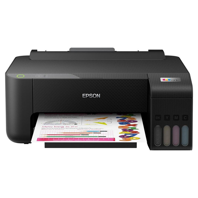 Принтер Epson L1210 A4, 5760x1440 dpi, ч/б - 33стр/мин,  цв. - 15 стр/мин., USB  (чернила C13T00S24A) ,лоток подачи бумаги 100 листов,