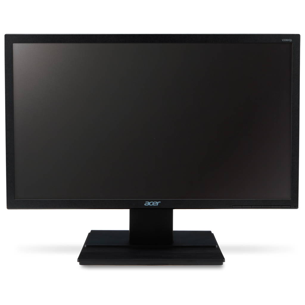 Монитор 19,5" Acer LCD V206HQLAbi TN, 1600x900 (16:9), 200кд/м2, 5мс, 90°/65°, VGA, HDMI, черный (UM.IV6EE.A11)