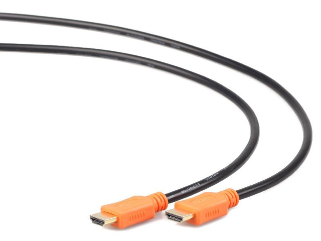 Кабель HDMI Cablexpert CC-HDMI4L-10,  v1.4,  19M/19M,  3м,  черный,  позол.разъемы,  экран,  пакет