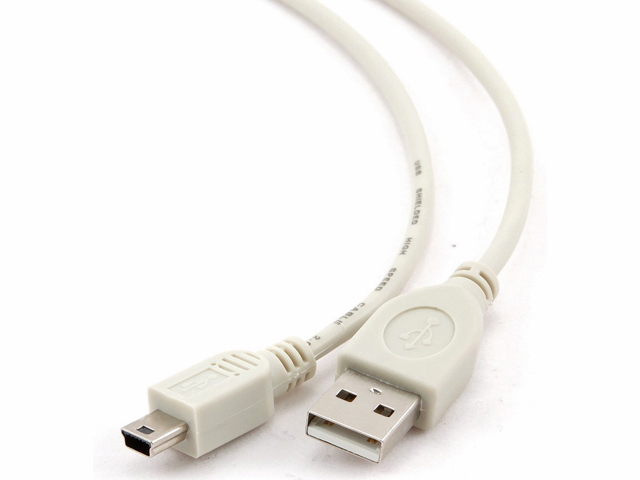Дата-кабель USB-miniUSB Gembird CC-USB2-AM5P-6 Длина 1.8м, Цвет серый, Интерфейс USB 2.0