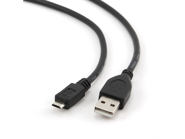 Дата-кабель USB 2.0 Pro Gembird CCP-mUSB2-AMBM-6, microBM 1.8м, черный