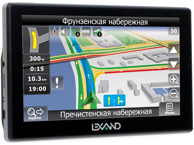 Навигатор с функцией видеорегистратора lexand