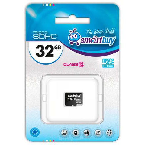   Micro-SD 32Gb Class 10, Smart Buy ( ) SB32GBSDCL10-00