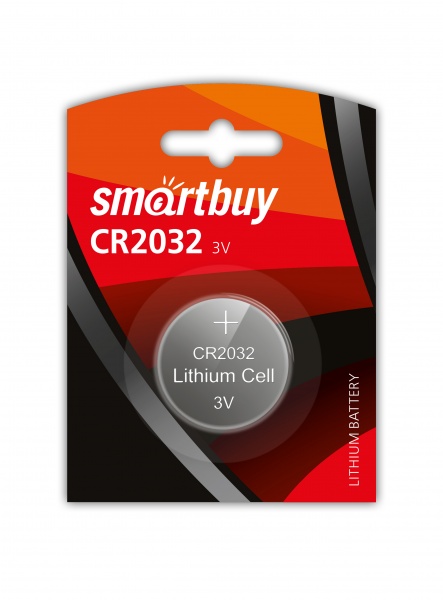 Элемент питания 2032 для материнских плат 1BL Smartbuy CR2032/1B (SBBL-2032-1B)