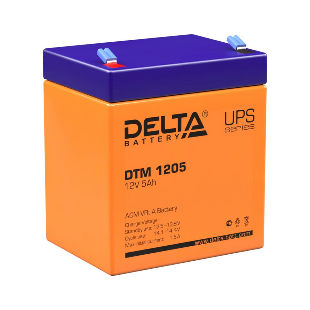  UPS 12V 05Ah Delta DTM 1205,