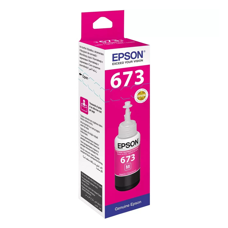 Чернила Epson L800/L1800 пурпурный C13T673398