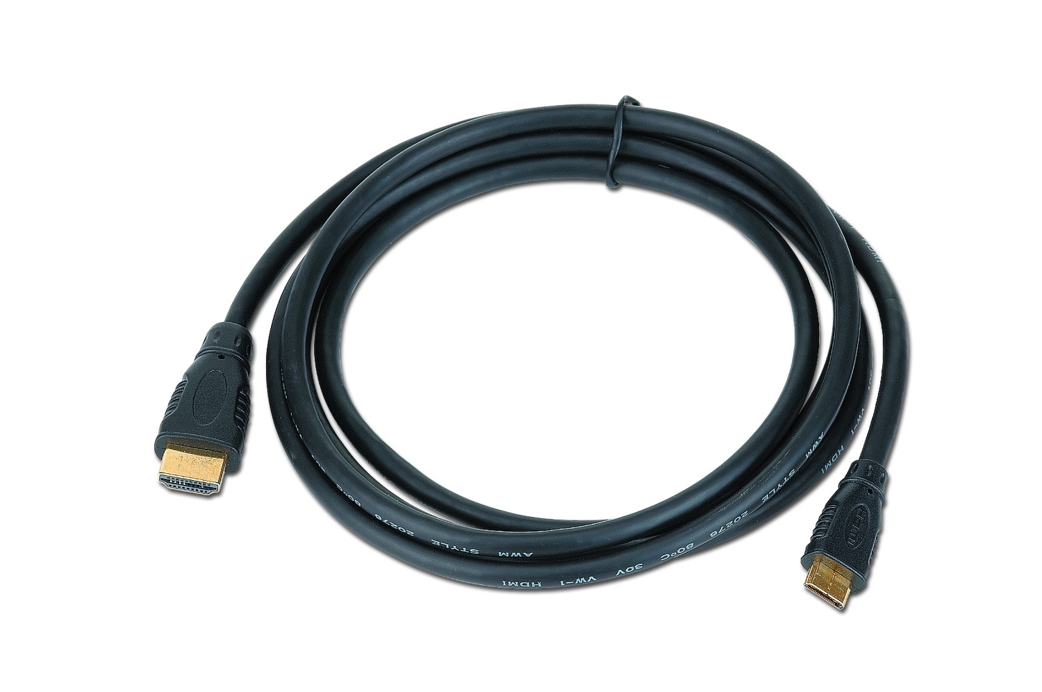 Кабель HDMI - miniHDMI Cablexpert CC-HDMI4C-15 19M/19M, 4.5м, v1.4, 3D, Ethernet, черный, позол.разъемы, экран, пакет