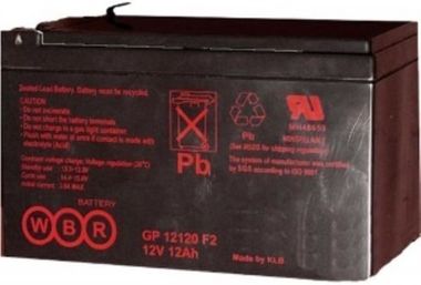 Аккумулятор UPS 12V 12Ah WBR GP 12120 F2 (150x98x98mm)