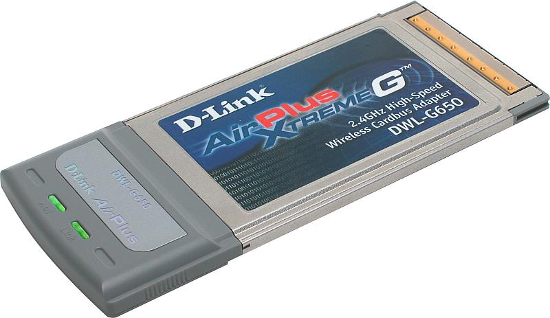    (PCMCIA) D-Link DWL-G650 802.11g,  108 /, Wi-Fi,  WEP  WPA,   