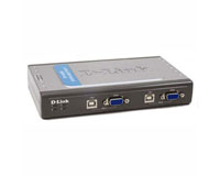 Переключатель на 4 рабочих места D-Link Pro Connect 4-port KVM Switch электронный USB (DKVM-4U) (Два кабеля 1.8 м в комплекте)