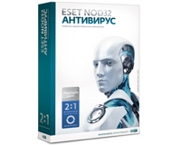 Программное обеспечение Антивирус Eset NOD32 Antivirus Platinum Edition лицензия на 3 пк на 2 года (NOD32-ENA-NS(BOX)-2-1)