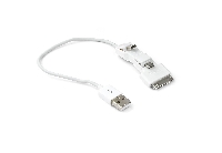 - USB 2.0 Gembird A-USBTO12B 3 1:       mini-USB, micro-USB, iPhone4, 20