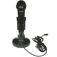 Микрофон Sven MK-500 динамический, студийный,  настольный 30–16000 Гц.,чувствительность -58 дБ, 1.8 м кабель