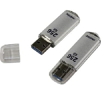   256GB USB 3.0 Smartbuy V-Cut Silver (SB256GBVC-S3)