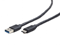 Дата-кабель USB Cablexpert CCP-USB3-AMCM-1M, USB3.0 AM/USB3.1 Type-C, 1м, пакет
