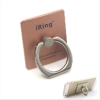 Держатель для смартфона iRing Premium + крючок iHook (Розовое золото)
