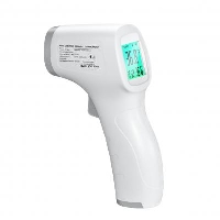 Термометр инфракрасный Thermometer GP-300 белый позволяет точно измерять температуру тела, продуктов питания, воды в ванной, воздуха.