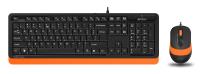 ���������� + ���� A4TECH Fstyler F1010 ������/���������  USB Multimedia (F1010 ORANGE