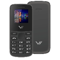 Телефон сотовый Vertex M115 Black/Черный 2SIM, 2", TN, 160x128,  FM, micro SD, 300 мА*ч