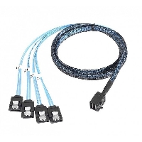  SAS LSI L5-00221-001 CBL-SFF8643- SATASB-10M, 1 metre cable, SFF8643 to X4 SATA