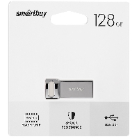 Флеш диск 128GB USB 3.0/3.1 Smartbuy M2 Metal 100MB/s (SB128GBM2)