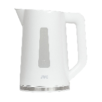 Чайник JVC JK-KE1215 объем : 1.7 л/ мощность : 2200 Вт/ нагревательный элемент : закрытый/ автоотключение при отсутствии воды, индикаторы : включения/ уровня воды/ отделение для шнура, вращение на 360 гр., цвет белый.