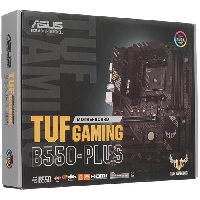  Socket-AM4 Asus TUF GAMING B550-PLUS 4xDDR4-3200 , 2xPCI-Ex16, 2xM.2, RAID 1,10 USB 3.2 Gen2 Type A, USB 3.2 Gen1 Type A x4, USB 3.2 Gen2 Type C, USB 2.0 x2