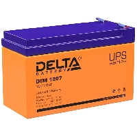 Аккумулятор UPS 12V 07Ah Delta DTM 1207  7.2 Ач