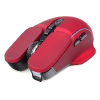 Мышь игровая Gembird MGW-510 красная 2400 dpi, светодиодный, USB Type-A, кнопки - 7