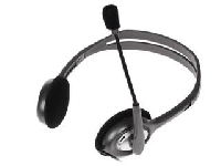 Наушники+микрофон Logitech H111 серые (1 x 3.5мм, кабель 1.8м) для пк ,20 - 20000 Гц, стерео