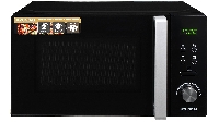 Микроволновая печь Hyundai HYM-D3001 Цвет черный, объем 20л, мощность микроволн 700Вт, внутреннее покрытие эмаль, управление электронное,  диаметр поддона 25,5см
