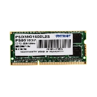 Память SO-DIMM DDRIIIL 8Gb 1600MHz Patriot PSD38G1600L2S CL11 1.35V