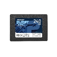 Твердотельный накопитель SSD 2.5" 240Gb Patriot Burst Elite PBE240GS25SSDR чтение - 450 Мбайт/сек, запись - 320 Мбайт/сек, 3D NAND