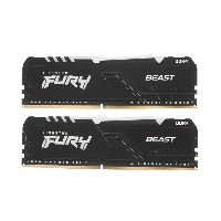  DIMM DDR4 32Gb 3200MHz Kingston KF432C16BBAK2/32 Fury Beast RGB RTL PC4-25600 CL16 DIMM 288-pin 1.35 dual rank