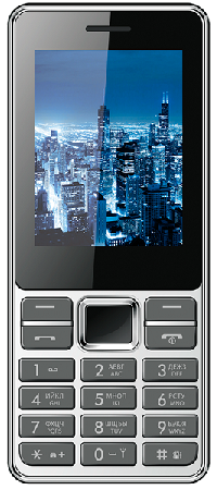 Телефон сотовый Vertex D514 Silver/Black  2.4", QVGA, 240*320 2 SIM-карты Камера 0,3Мп ICRO SD до 16 Гб Bluetooth 2.0 аккумулятор 2400 мАч