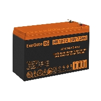  UPS 12V 07Ah ExeGate HR 12-7.2  F2 (151x65x94mm)