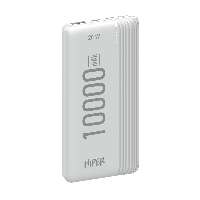 Мобильный аккумулятор Hiper MX Pro 10000 10000mAh QC/PD 3A белый