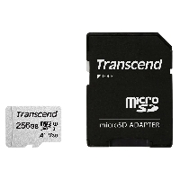 Карта памяти Micro-SD 256Gb Class 10, Transcend  UHS-I U3TS256GUSD300S-A + adapter